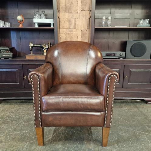 Chesterfield Fauteuil Hammingway - Antiek Bruin, Antiek en Kunst, Antiek | Meubels | Stoelen en Sofa's, Ophalen