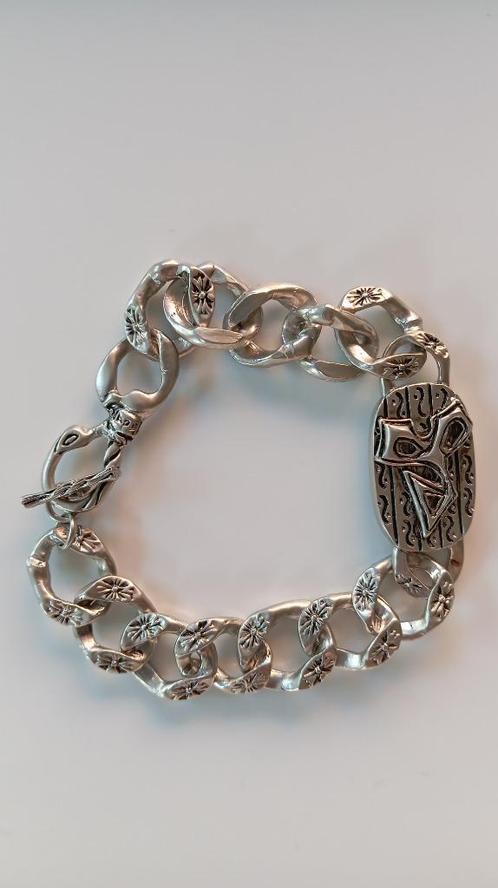 vintage Final Fantasy X armband voor heren - nieuw, Handtassen en Accessoires, Armbanden, Nieuw, Staal, Zilver, Ophalen of Verzenden