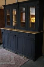 Buffetkast *boshuis* vintage black, Ophalen, 150 tot 200 cm, Zo goed als nieuw, Met lade(s)