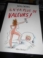 Wolinski " il n'y plus de valeir" eo, Boeken, Stripverhalen, Ophalen of Verzenden