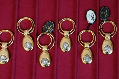 60xPorte-clés BAGNARA Dorés+Initiale/Zircon?/Made in Italy, Collections, Porte-clés, Neuf, Marque, Enlèvement