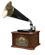 Vintage platendraaier, cassetten, CD, Usb, radio, Ophalen