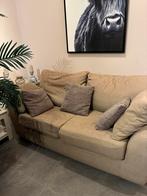 mooie zetel mee kussen nieuwe overtrek en salontafel, Enlèvement, Comme neuf