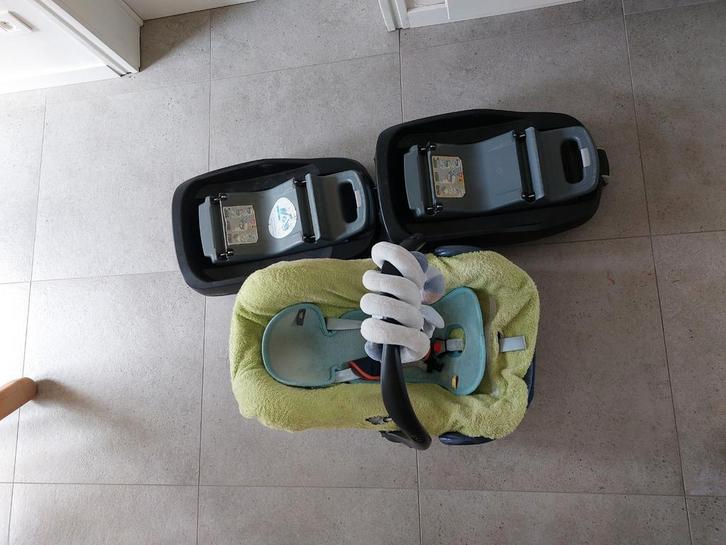 maxi cosi + 2 keer family fix, Kinderen en Baby's, Autostoeltjes, Gebruikt, Ophalen of Verzenden