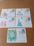 Briefkaarten Pausbezoek 1985 stempel Antwerpen, Postzegels en Munten, Postzegels | Europa | België, Ophalen of Verzenden, Gestempeld