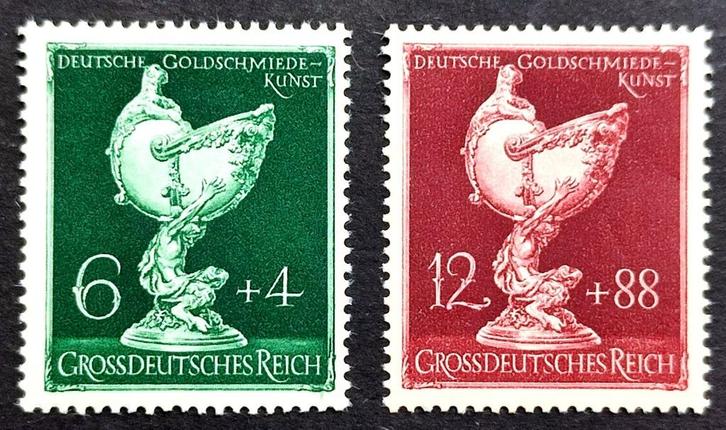Deutsches Reich: Deutsche Goldschmiedekunst 1944 POSTFRIS, Postzegels en Munten, Postzegels | Europa | Duitsland, Postfris, Overige periodes