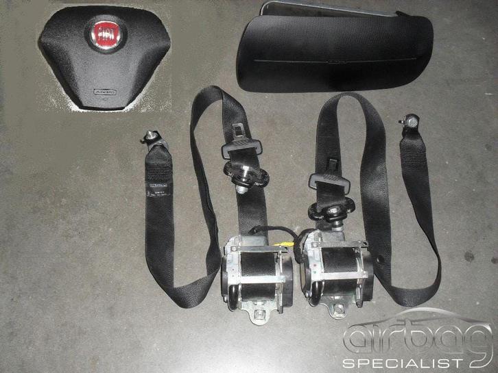 Airbag set Fiat Fiorino Qubo 2008-2017  stuur airbag gordel, Auto-onderdelen, Dashboard en Schakelaars, Fiat, Gebruikt, Ophalen of Verzenden