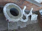 Waterput van beton met pot nieuwe verf + kleurpigment, Ophalen, Gebruikt, Beton, Overige typen