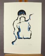 Nu de dos, lithographie Jean Rigaux, Antiek en Kunst, Ophalen of Verzenden