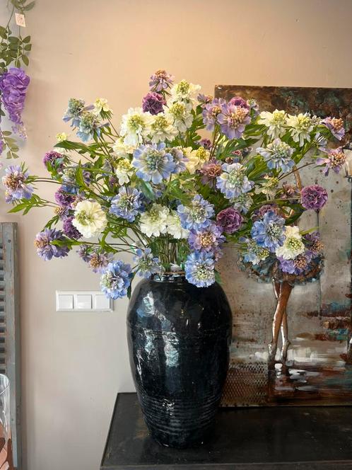 Zijden boeket extra groot, Huis en Inrichting, Woonaccessoires | Kunstplanten en Kunstbloemen, Nieuw, Binnen, Ophalen