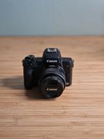 Canon EOS M50 + objectif 15-45mm, Canon, Utilisé, Compact, Enlèvement ou Envoi