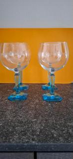 4 Bombay Sapphire gin glazen blauwe voet, prijs samen, Verzamelen, Ophalen, Nieuw