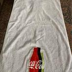 grote  badhanddoek 140/70(geborduurde cola flesjes), Ophalen, Zo goed als nieuw, Wit, Handdoek