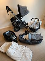 Set Bugaboo grijs/beide, Kinderen en Baby's, Kinderwagens en Combinaties, Ophalen, Gebruikt, Bugaboo, Combiwagen