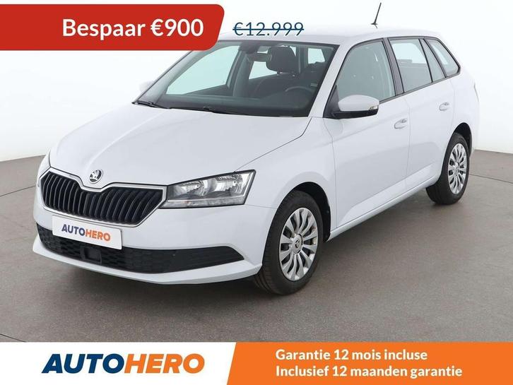 Skoda Fabia 1.0 TSI Ambition (bj 2020), Auto's, Skoda, Te koop, Fabia, ABS, Airbags, Airconditioning, Bluetooth, Boordcomputer