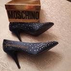 MOSCHINO*EXCLUSIEVE PUMPS met KRISTALLEN*mt.38*BLAUW*NEW*MIB, Kleding | Dames, Ophalen, Pumps, Blauw, Nieuw
