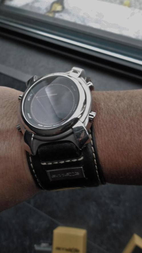 ARNETTE chronografisch horloge horloge leder-NIEUW, Handtassen en Accessoires, Horloges | Heren, Nieuw, Leer, Ophalen of Verzenden