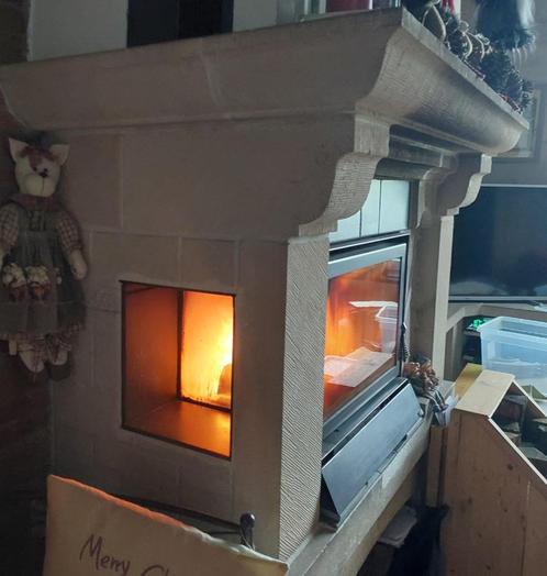 insert à bois, Huis en Inrichting, Kachels, Gebruikt, Inbouw, Houtkachel, Hout, Ophalen