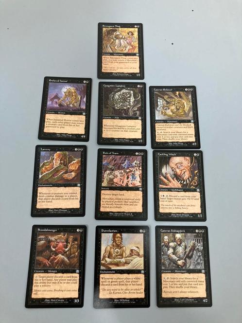 Mtg -  MM Uncommon zwart bundel (10st), Hobby & Loisirs créatifs, Jeux de cartes à collectionner | Magic the Gathering, Comme neuf