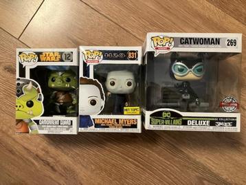 Funko Pop Michael Myers, Catwoman, Gamorrean Guard Star Wars