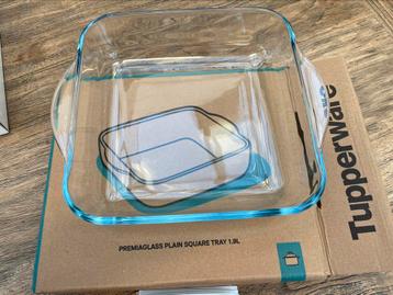 Serveerschaal premiaglas tupperware, Huis en Inrichting, Keuken | Tupperware, Ophalen of Verzenden, Nieuw, Schaal