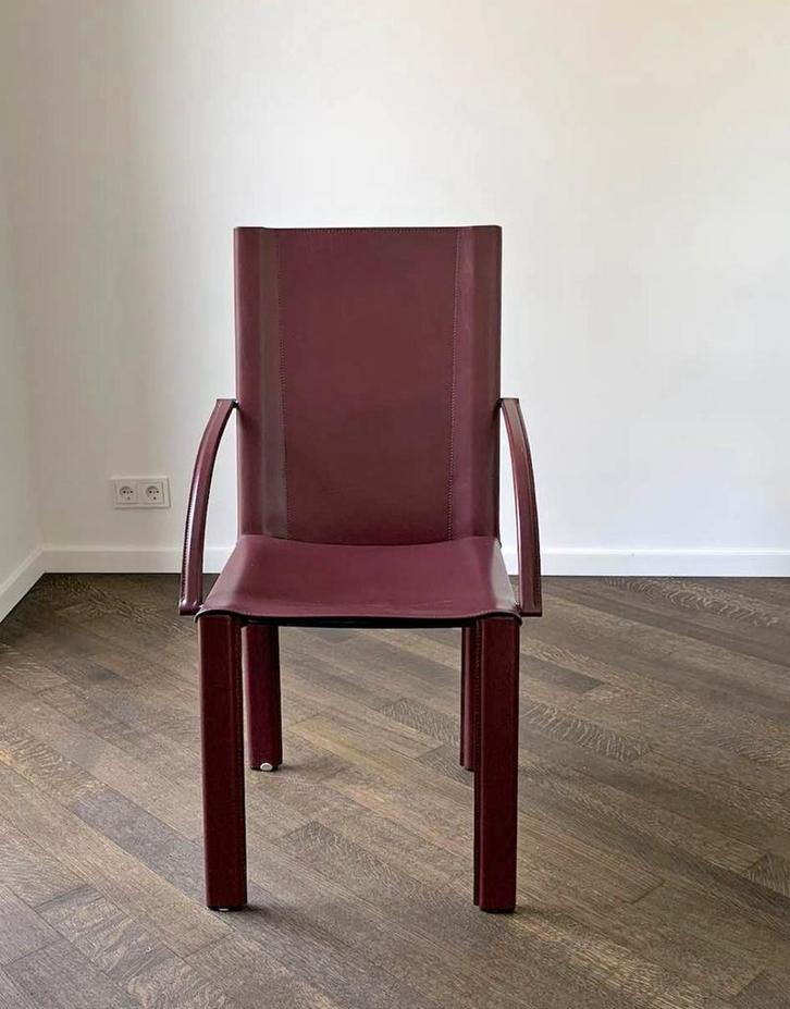 Matteo Grassi stoel (x8), Huis en Inrichting, Stoelen, Zo goed als nieuw, Leer, Ophalen of Verzenden