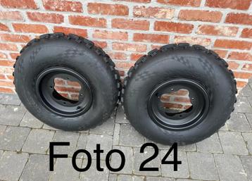 Voorste set Goldspeed Quad banden op velgen te koop. beschikbaar voor biedingen