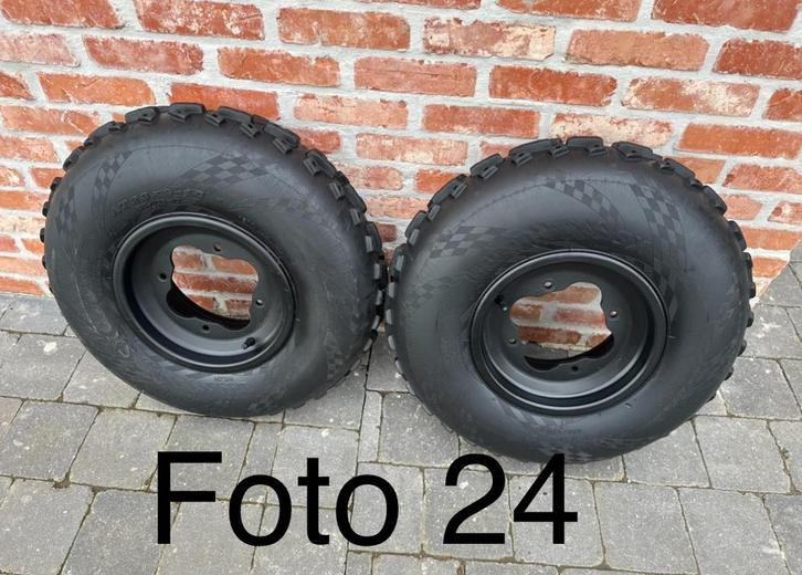 Voorste set Goldspeed Quad banden op velgen te koop., Auto-onderdelen, Banden en Velgen, Ophalen of Verzenden