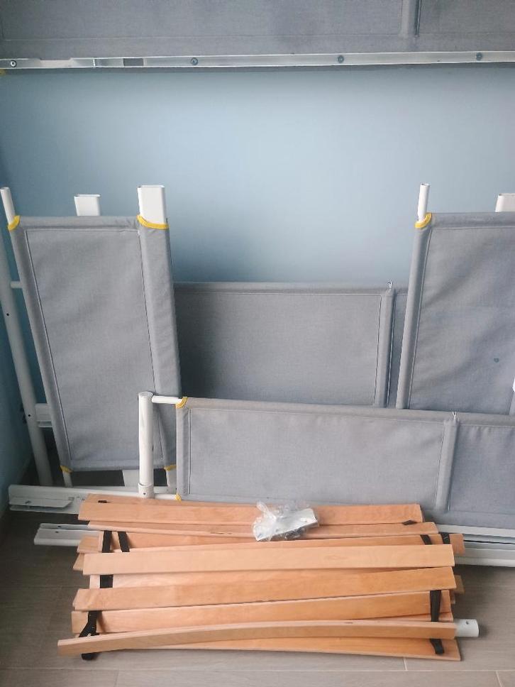 Lit superposé IKEA VITVAL 90x200, Kinderen en Baby's, Kinderkamer | Stapelbedden en Hoogslapers, Ophalen