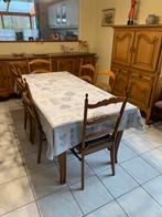 Salle à manger complète chêne, Maison & Meubles, Enlèvement ou Envoi, Comme neuf