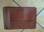 Kaarthouder, Handtassen en Accessoires, Portemonnees, Gebruikt, Bruin, Leder, Ophalen