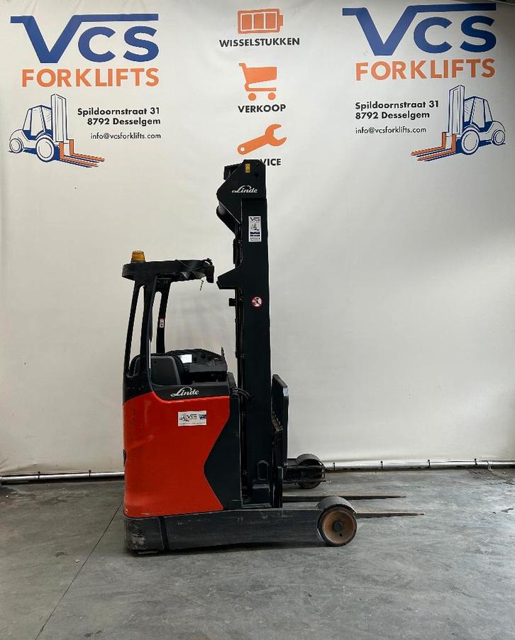 Elektrische reachtruck: 1,4 ton LINDE, Zakelijke goederen, Machines en Bouw | Heftrucks en Intern transport, Reachtruck, Elektrisch