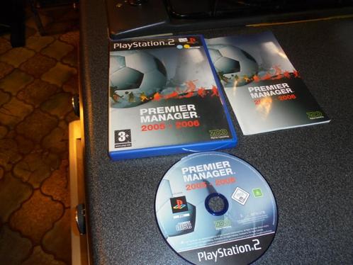 Playstation 2 Premier Manager 2005-2006 (orig-compleet), Games en Spelcomputers, Games | Sony PlayStation 2, Gebruikt, Sport, 1 speler