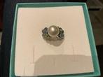 Bigli ring met parel en edelstenen, Handtassen en Accessoires, Met edelsteen, Ophalen of Verzenden, Zo goed als nieuw, Dame