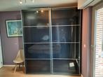 kleerkast 250x200x58 Pax donker met schuifdeur, Ophalen, Strak modern, 200 cm of meer, 150 tot 200 cm