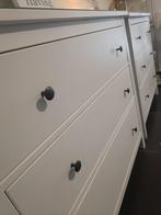 2x Witte ladekasten in topstaat – met glasplaat (IKEA stijl), Kinderen en Baby's, Minder dan 50 cm, Commode, Ophalen, Minder dan 90 cm