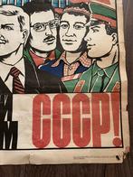 CCCP ! Russian authentic affiche propagande affiche cold war, Utilisé