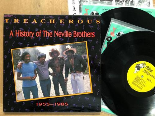 NEVILLE BROTHERS - Treacherous: A history (2LP; MINT), CD & DVD, Vinyles | Rock, Comme neuf, Pop rock, 12 pouces, Enlèvement ou Envoi
