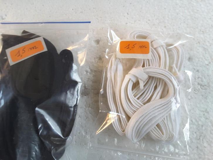 lacet 150 cm blanc ou noir 100% coton, Hobby & Loisirs créatifs, Couture & Fournitures, Neuf, Enlèvement ou Envoi