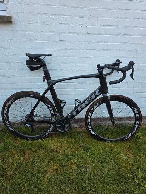 Schitterende TREK Madone met nieuwe SCOPE wielen maat 62, Fietsen en Brommers, Fietsen | Racefietsen, Zo goed als nieuw, Heren