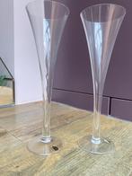 Champagneglazen, Verzamelen, Glas en Drinkglazen, Ophalen, Zo goed als nieuw