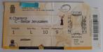 ticket football Sporting Charleroi - B. Jerusalem 16/07/2015, Enlèvement ou Envoi, Utilisé, Autres types