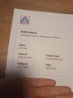 Walibi Holland ticket 21/7