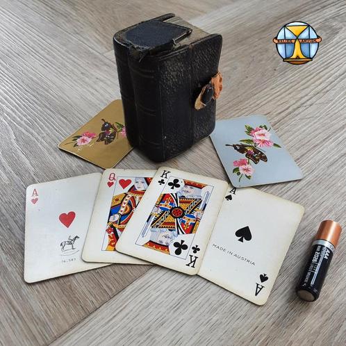 mini jeu de cartes de voyage vintage Piatnik Vienne / jeu de, Collections, Cartes à jouer, Jokers & Jeux des sept familles, Comme neuf