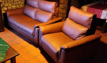 NIEUW Leather Lounge (vanaf 06/12/2023 2 jaar garantie) Ch beschikbaar voor biedingen