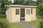 Blokhut Amira 380x275 Onbehandeld vuren, Verzenden, Nieuw