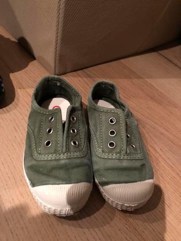 Schoenen Cienta maat 23 groen/khaki, Kinderen en Baby's, Ophalen, Zo goed als nieuw