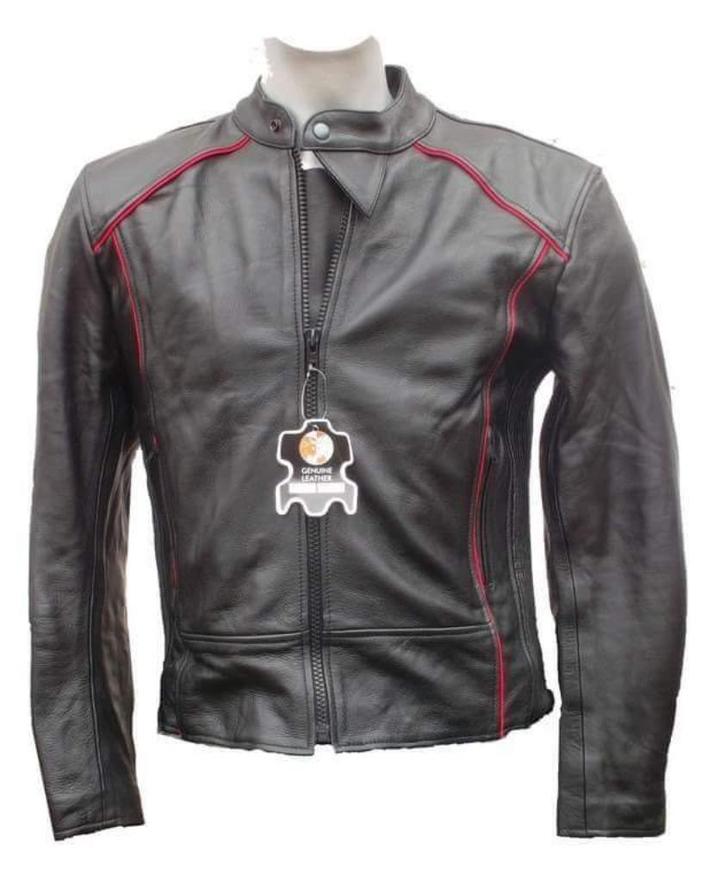 Nieuwe CE-goedgekeurde afneembare leren motorjas, Motoren, Kleding | Motorkleding, Jas | leer, Nieuw met kaartje, Verzenden