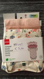 NIEUW! 3 body’s 74/80, Ophalen, Nieuw, Hema, Meisje