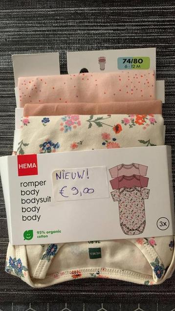 NIEUW! 3 body’s 74/80 beschikbaar voor biedingen